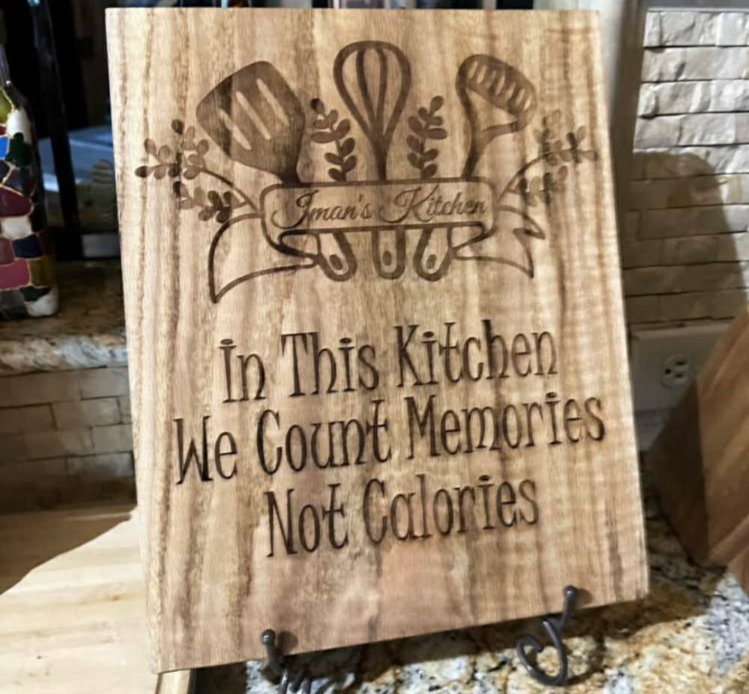 Personalized Engraved Kitchen Gift Set – Custom Cutting Board, Utensils & Coasters | Realtor Closing Gift, Housewarming, or Family Keepsake