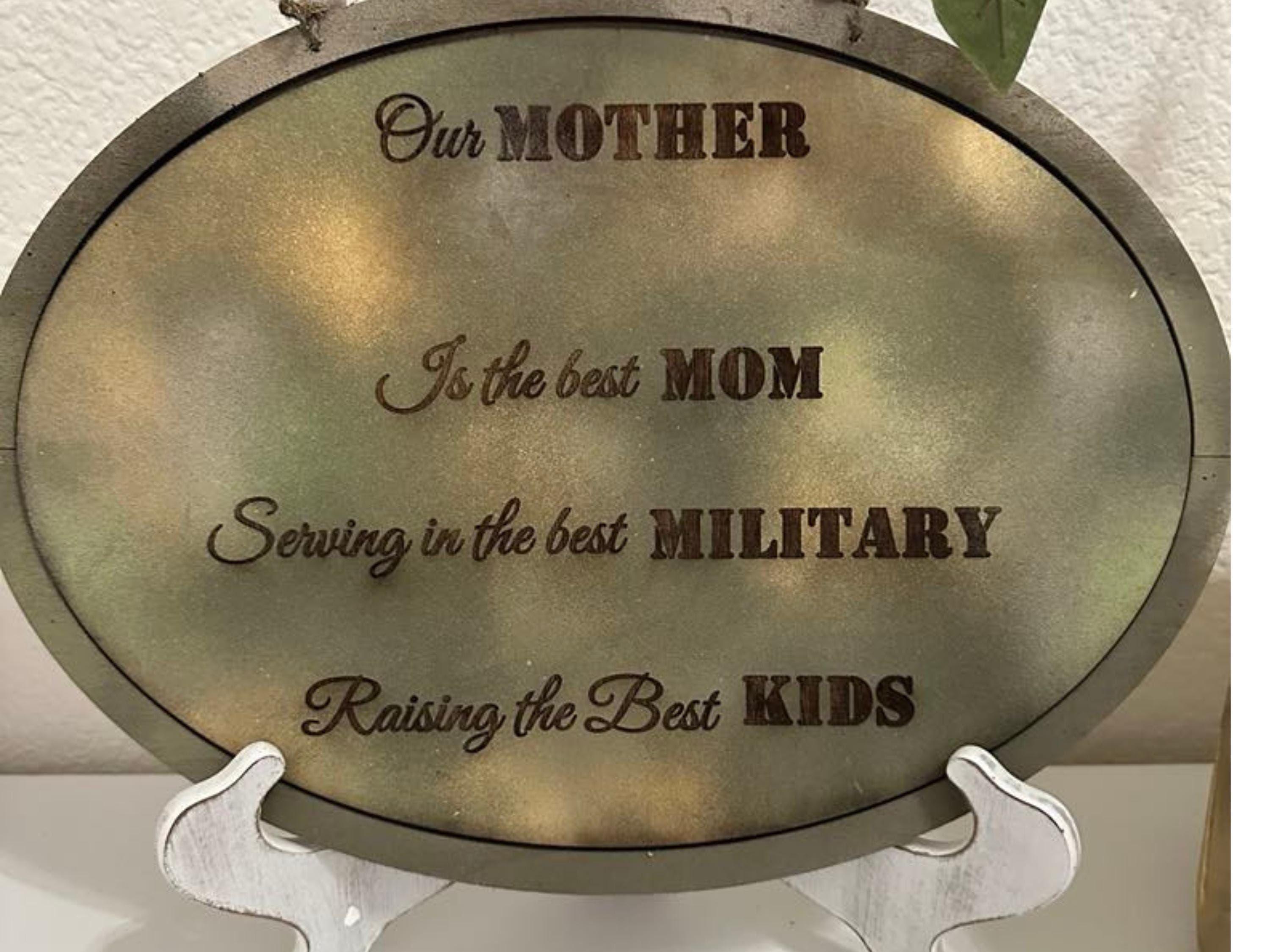 Military Mom Present, Mother's day gift, Proud Military Mom, Military Mom Sign, Mom Gift, Mothers Day Gift, Army Mom, Airforce Mom,