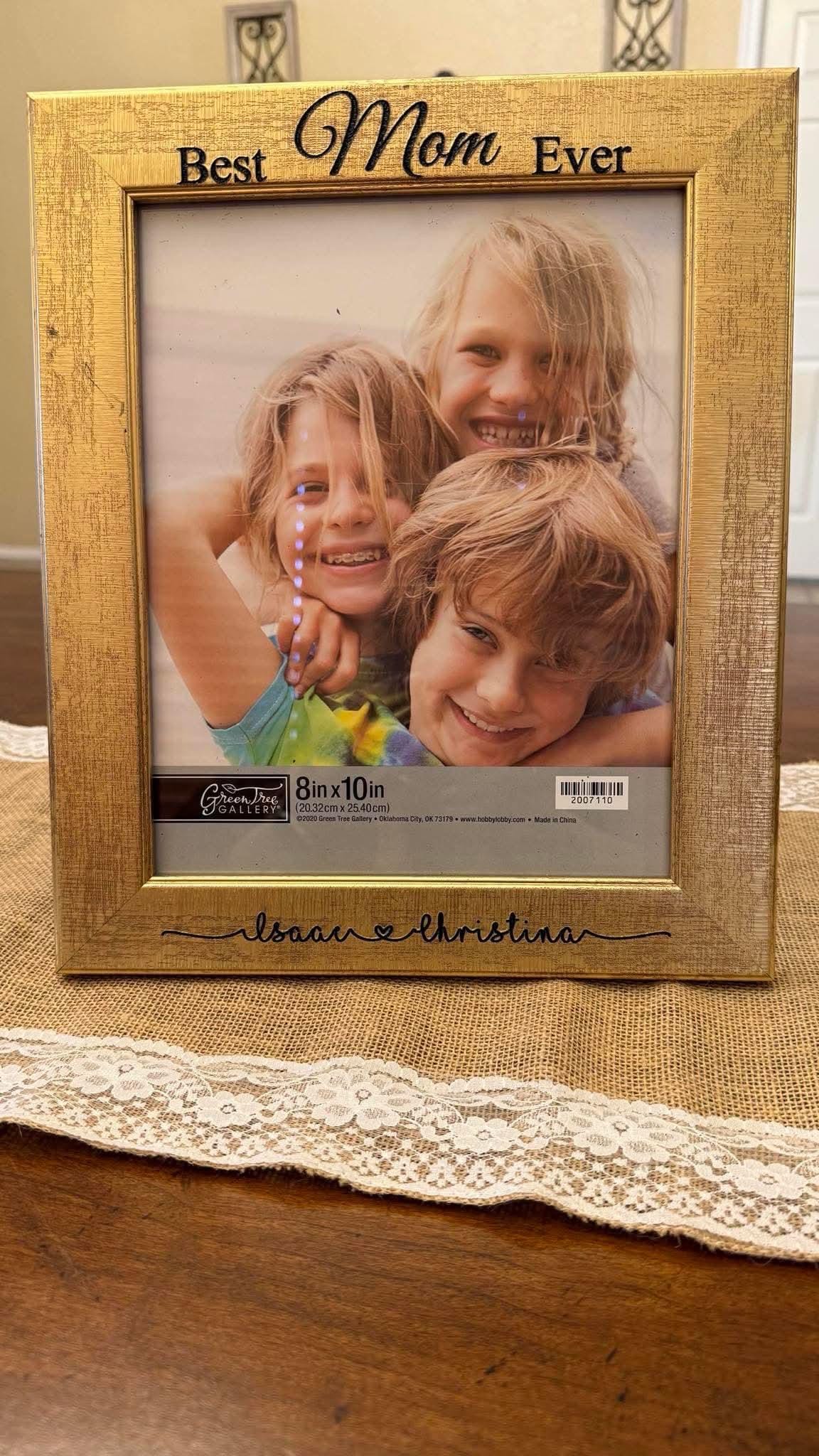 Mothers Day Gift for Mom, Gold Frame, Mothers Day Picture Frame Wall Art Home Decor, Personalized Gift for Mom,  Home Gift8x10-5x7-4x6 Frame