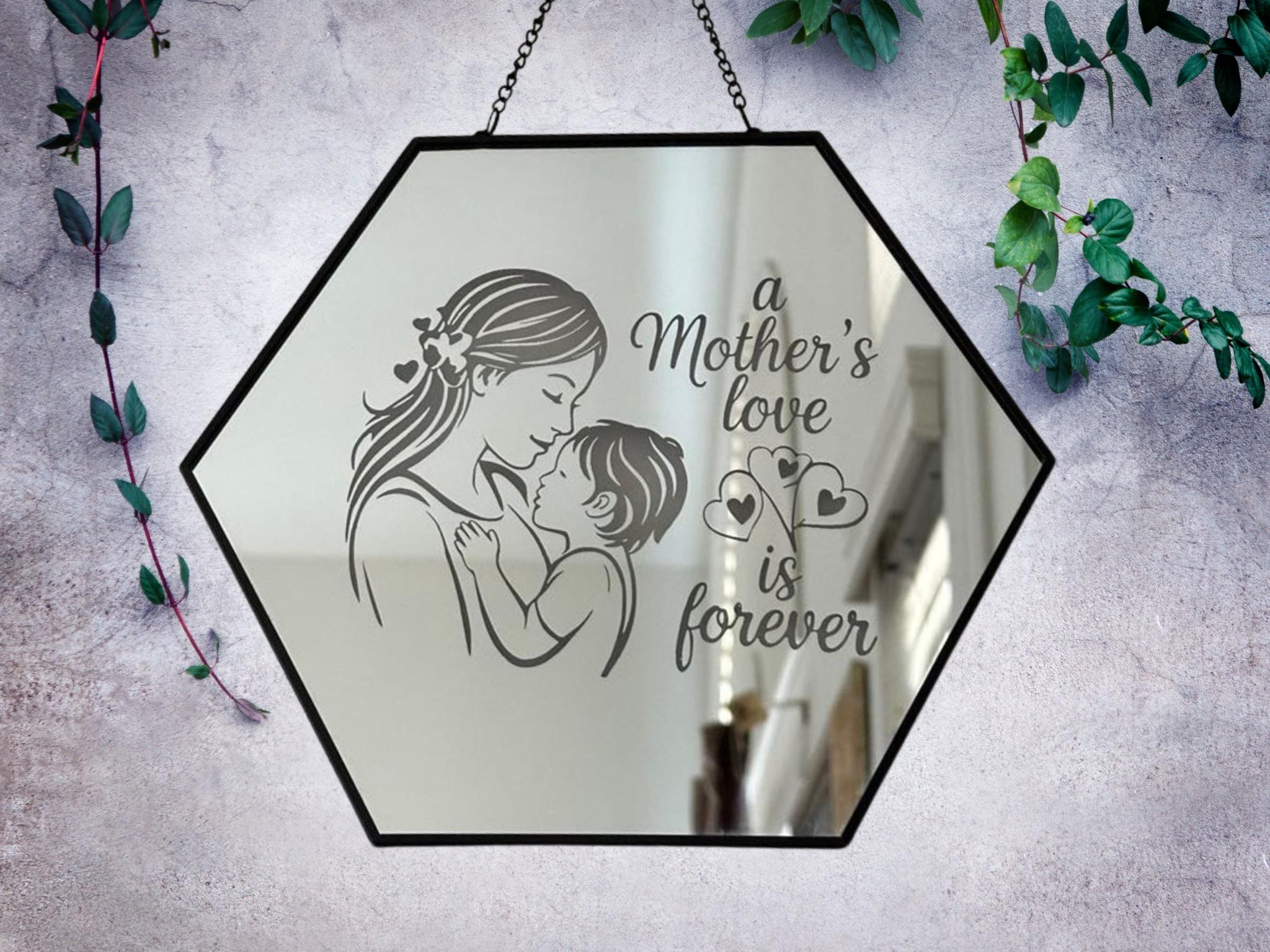 Personalized Wall Hanging Mirror, Mother's Day Gift, Mothers Day Gift, Gift for Mom, Gift for Grandma, Gift for Nana, Wall Decor, Wall Art