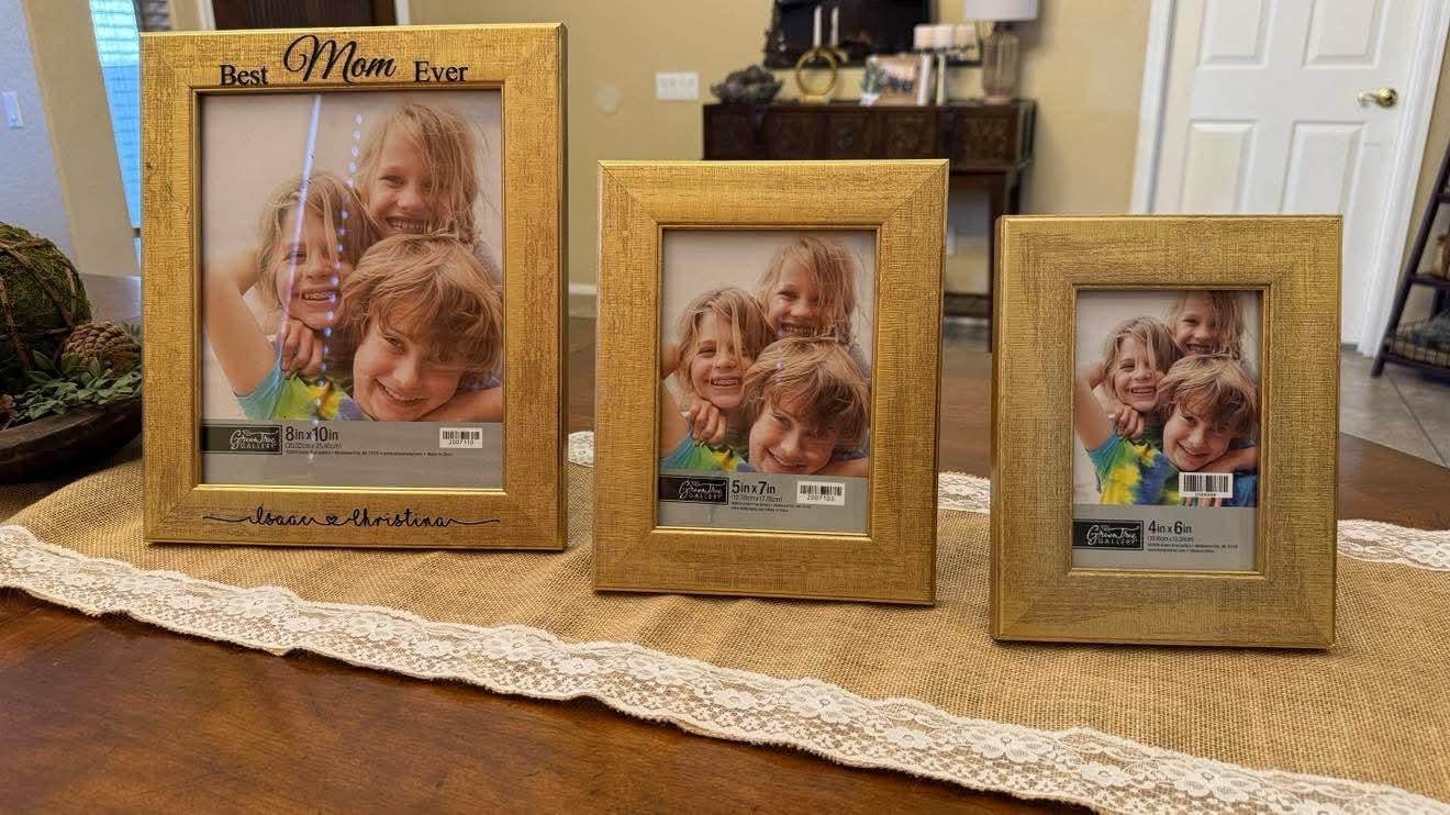 Mothers Day Gift for Mom, Gold Frame, Mothers Day Picture Frame Wall Art Home Decor, Personalized Gift for Mom,  Home Gift8x10-5x7-4x6 Frame