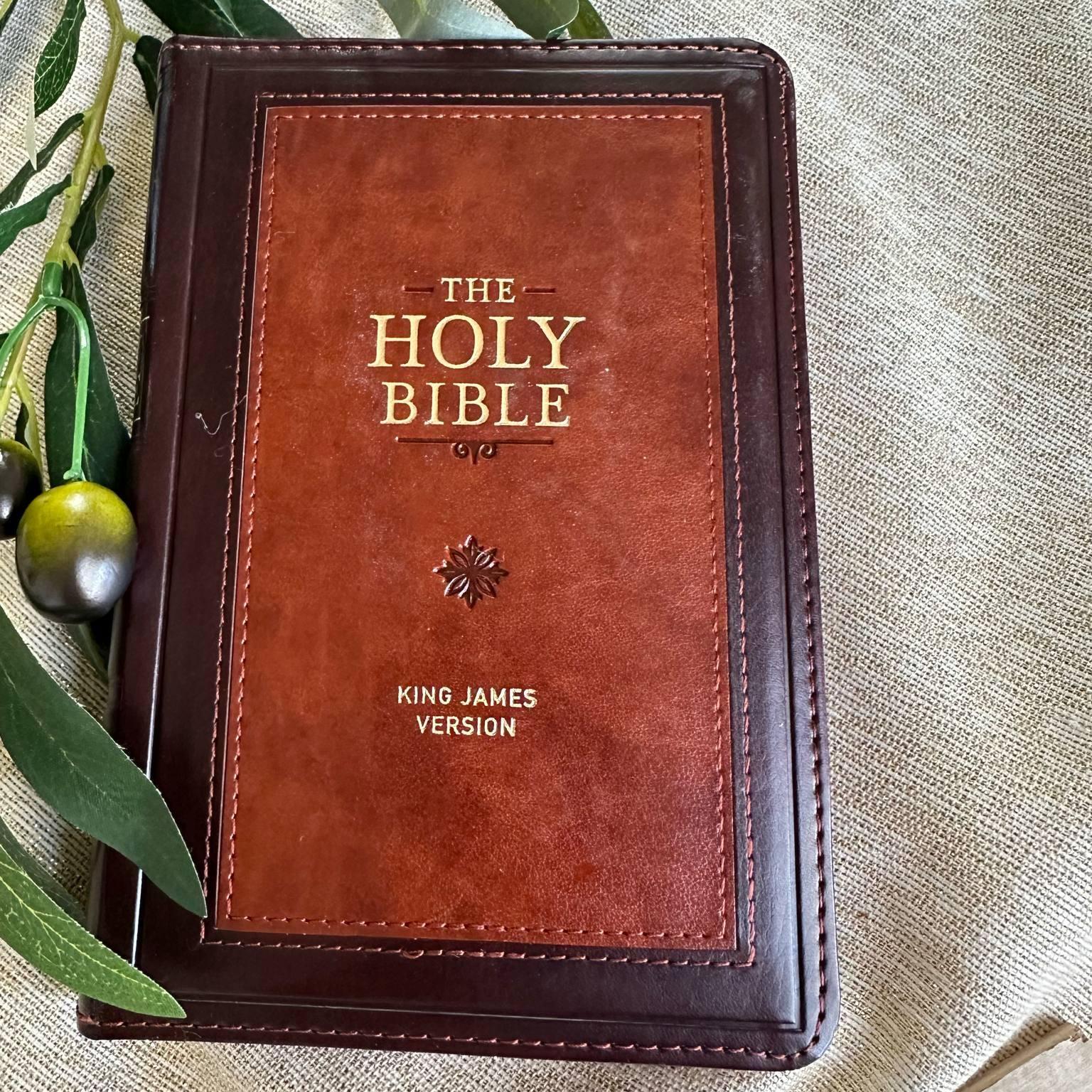 Personalized Holy Bible, Graduation Gift, Christian gift, dedication Bible, Birthday Gift, Farewell gift,  Gift for son, Mother's Day Gift