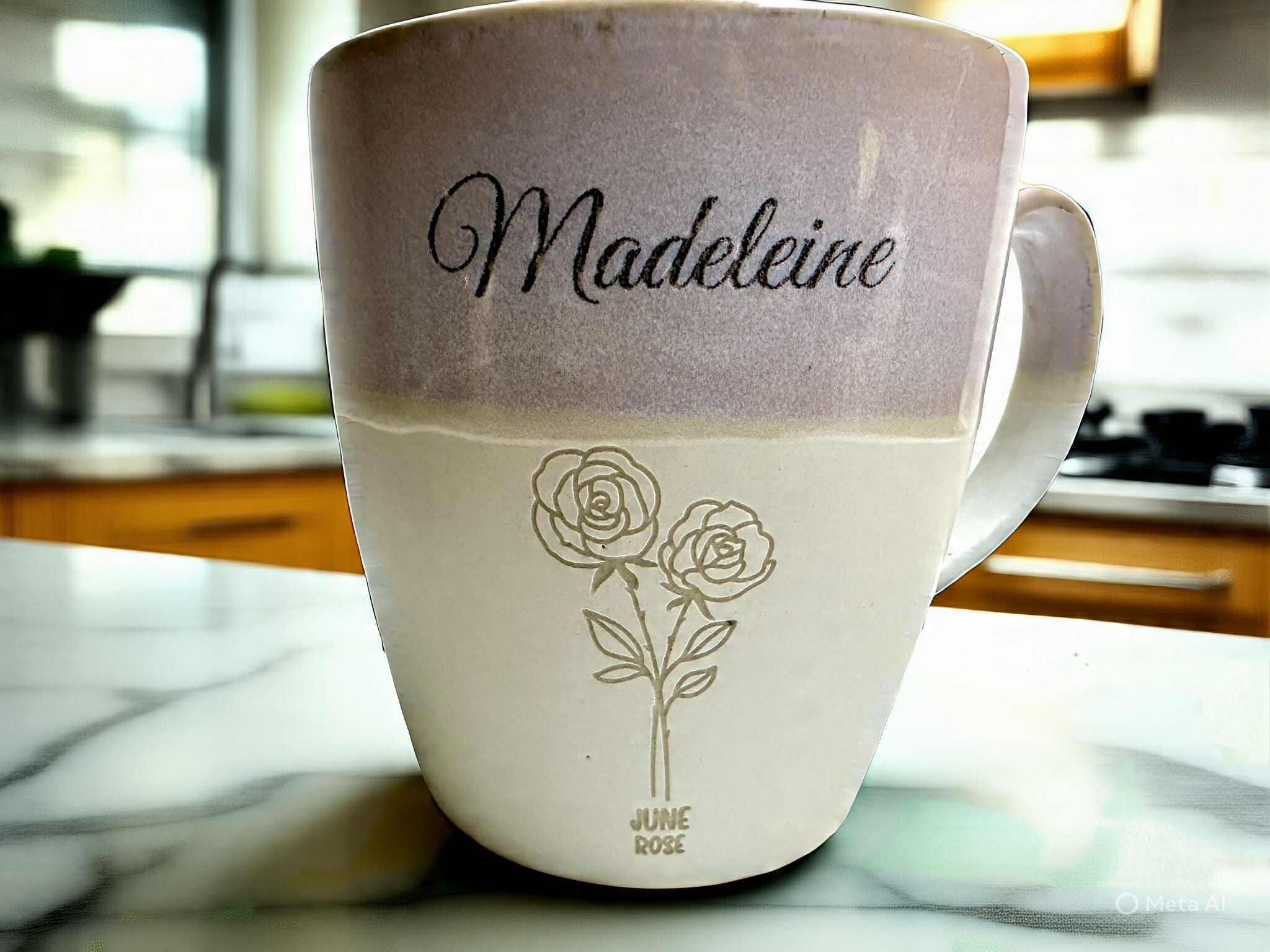 Personalized Birth Flower Coffee Mug - Birthday Gift, Mother's Day Mug, Bridesmaid Gift idea - Gift for Wife, Gift for Sister, Grandma gift