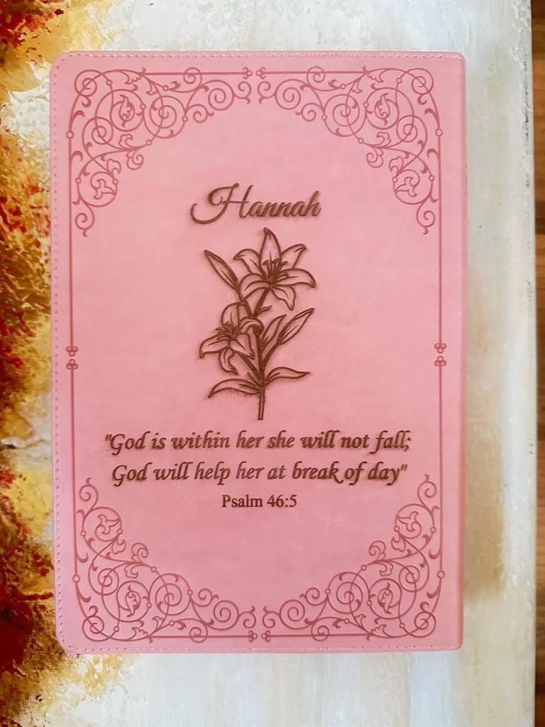 Personalized Bible, Graduation Gift, Christian gift, dedication Bible, Birthday Gift, Farewell gift,  Gift for Sister, Mother's Day Gift