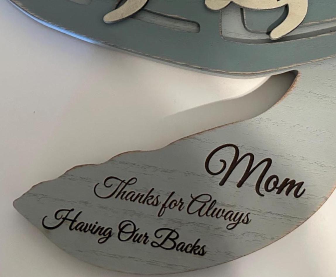 Personalized Sea Turtle Family Wall Art – Custom Names – Mom Gift – Ocean Theme Decor – Wooden Turtle Sign – Mother’s Day Gift Idea - Ocean