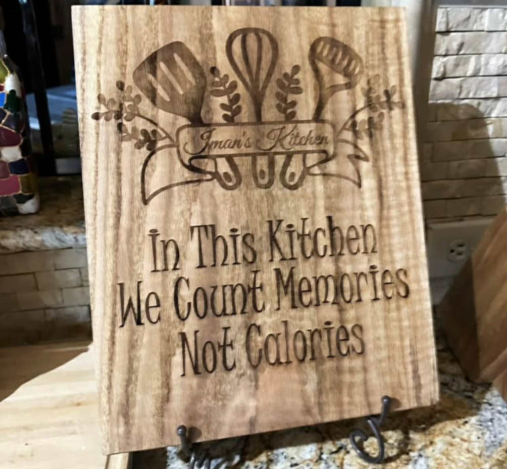 Personalized Engraved Kitchen Gift Set – Custom Cutting Board, Utensils & Coasters | Realtor Closing Gift, Housewarming, or Family Keepsake