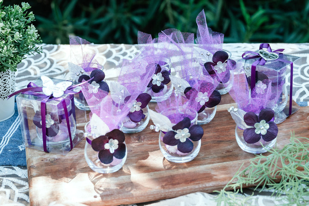 Eggplant Wedding Favors for guests,Elegant Party Favors,Custom purple Favors Gift, Fairytale Wedding Favors, Quinceneara Favors,Plum Favors