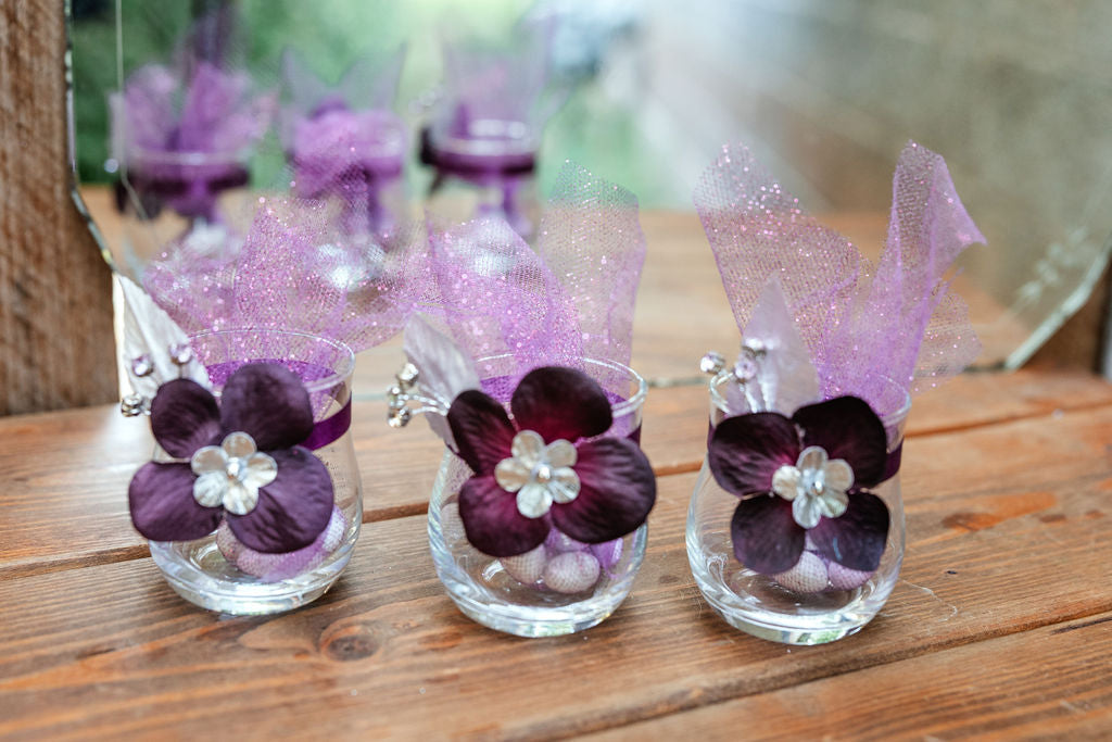 Eggplant Wedding Favors for guests,Elegant Party Favors,Custom purple Favors Gift, Fairytale Wedding Favors, Quinceneara Favors,Plum Favors