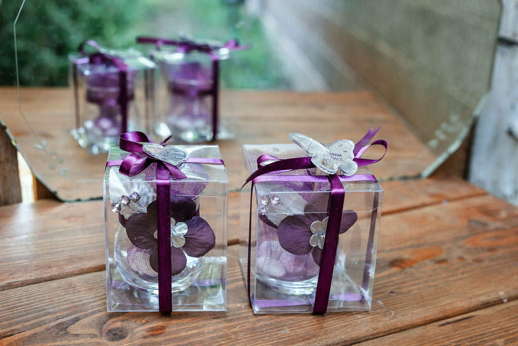 Eggplant Wedding Favors for guests,Elegant Party Favors,Custom purple Favors Gift, Fairytale Wedding Favors, Quinceneara Favors,Plum Favors