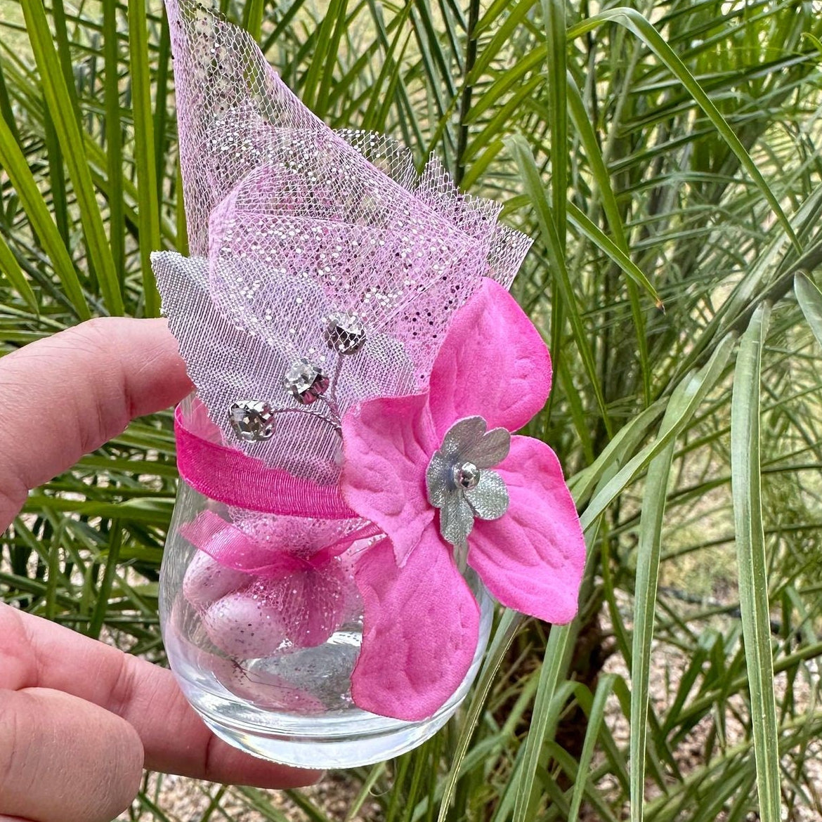 Shades of Pink Wedding Favors for guests, Luxury Favors, Elegance Party Favors, Custom Hot Pink Favors Gift, Fairytale Wedding, Flower Favor