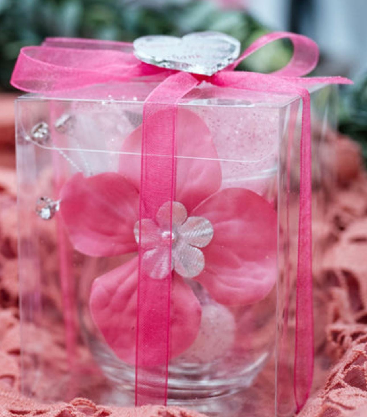 Shades of Pink Wedding Favors for guests, Luxury Favors, Elegance Party Favors, Custom Hot Pink Favors Gift, Fairytale Wedding, Flower Favor