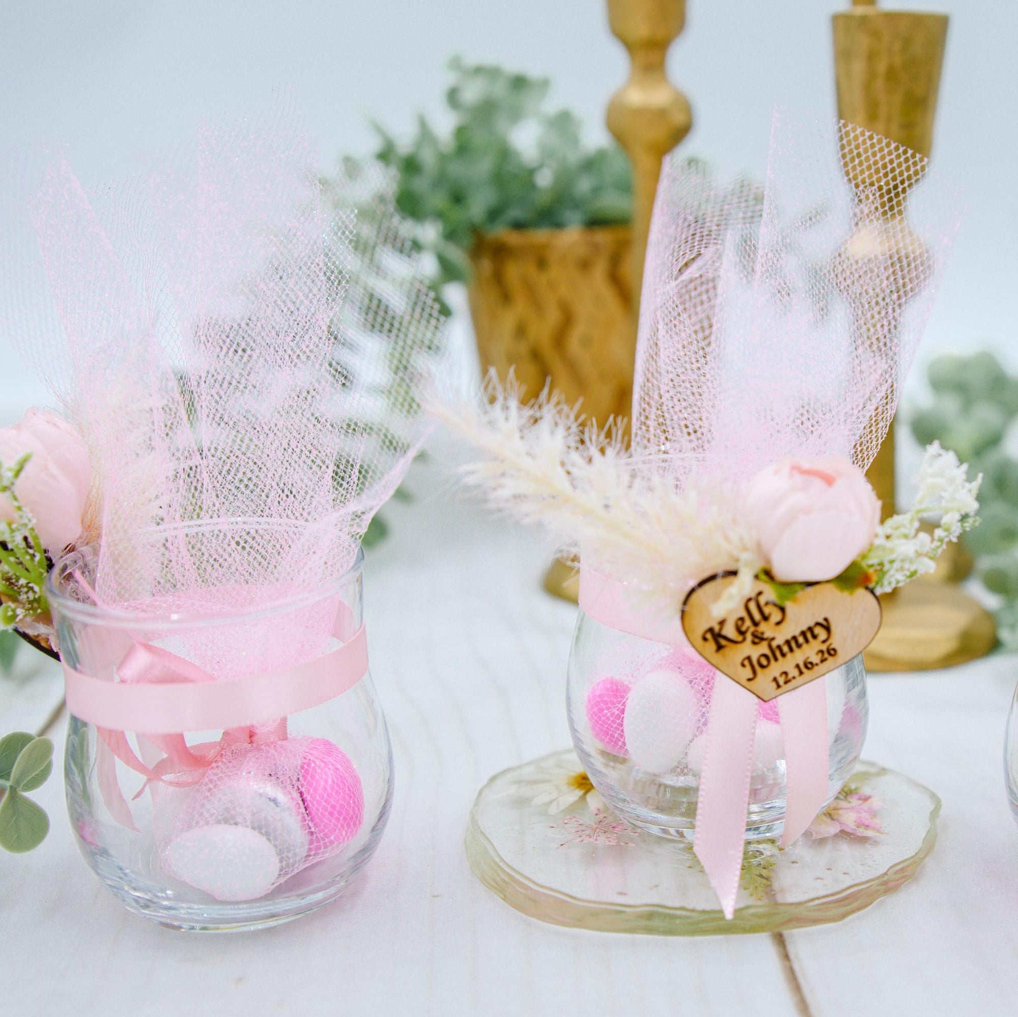 Pink Wedding Favors, Flowers Wedding Favors, Luxury Wedding Gifts, Classic Wedding, Quinceanera favors, Fairytale Wedding Favors