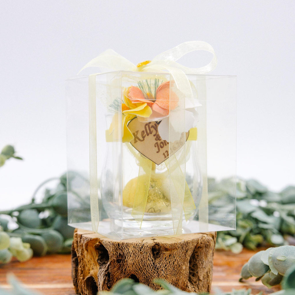 Yellow Wedding Favors, Orange Favors, Quinceanera favors,Spring Wedding, Summer Wedding, Classic Wedding, Luxury Wedding Gifts,Flower Favors