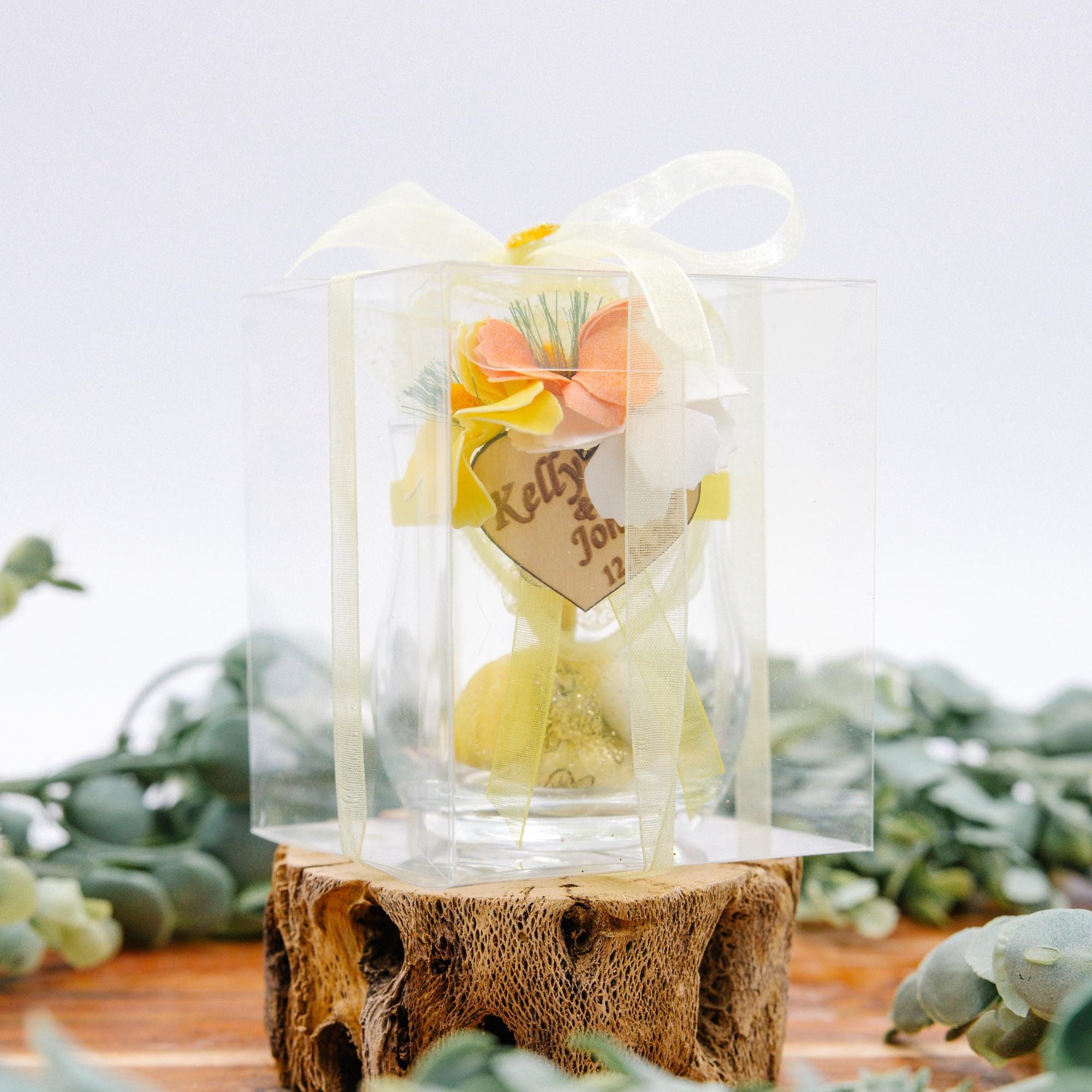 Yellow Wedding Favors, Orange Favors, Quinceanera favors,Spring Wedding, Summer Wedding, Classic Wedding, Luxury Wedding Gifts,Flower Favors