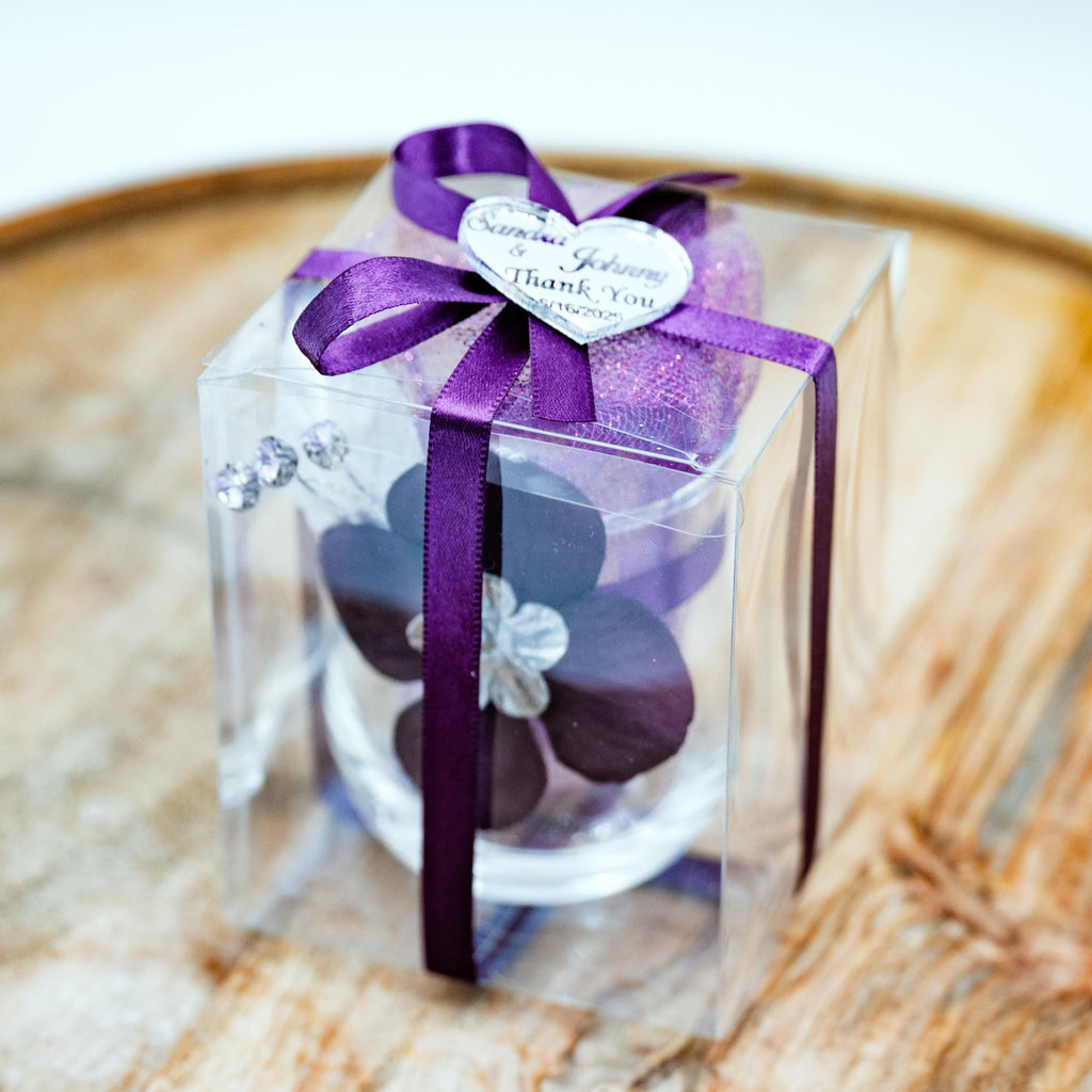 Eggplant Wedding Favors for guests,Elegant Party Favors,Custom purple Favors Gift, Fairytale Wedding Favors, Quinceneara Favors,Plum Favors
