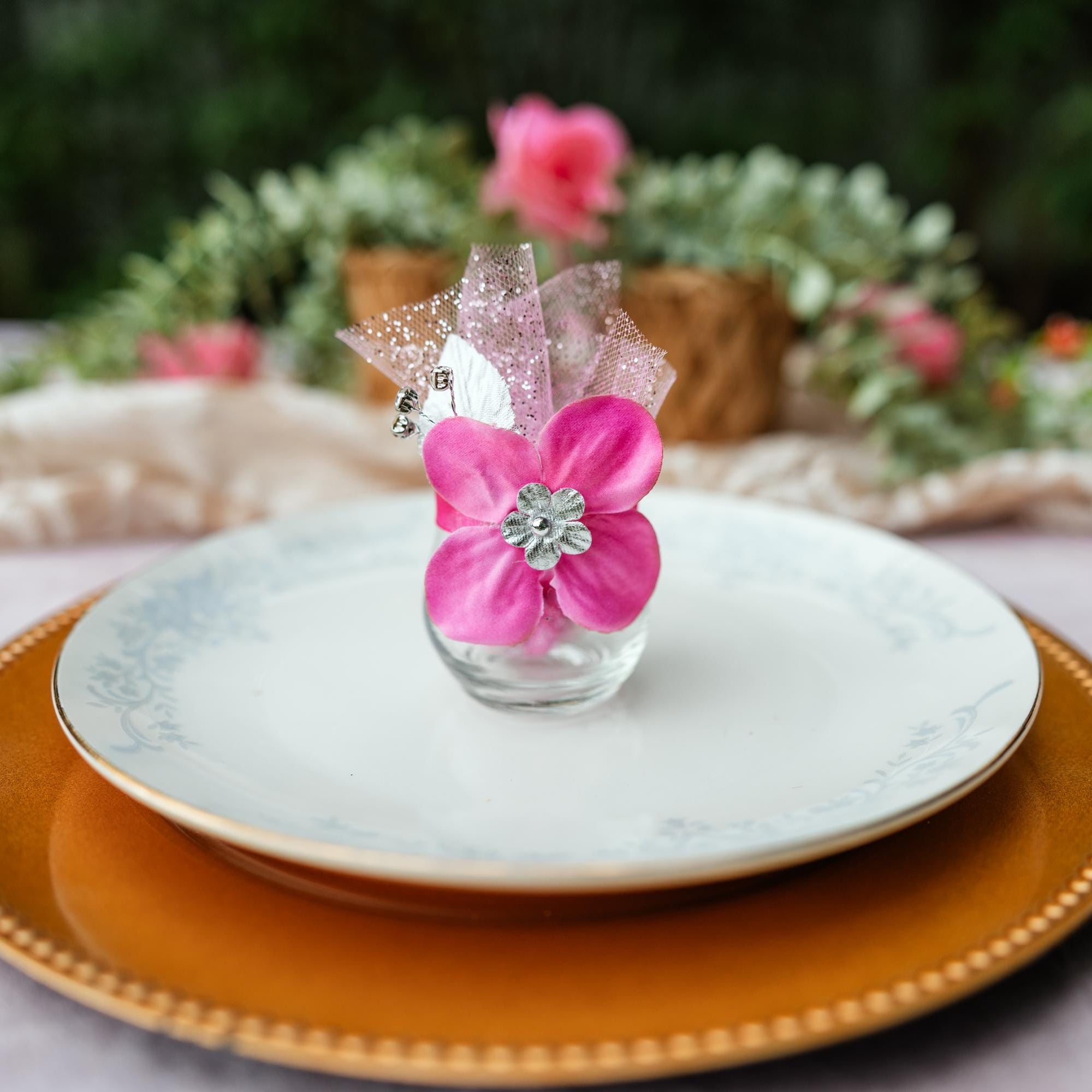 Shades of Pink Wedding Favors for guests, Luxury Favors, Elegance Party Favors, Custom Hot Pink Favors Gift, Fairytale Wedding, Flower Favor