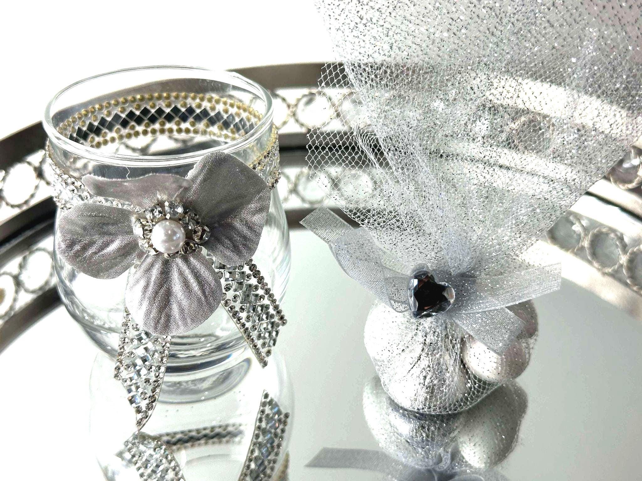 Silver Wedding Favors for guests, Luxury Favors, Elegant Favors, Custom  Silver Favors Gift, Fairytale Wedding, classic wedding