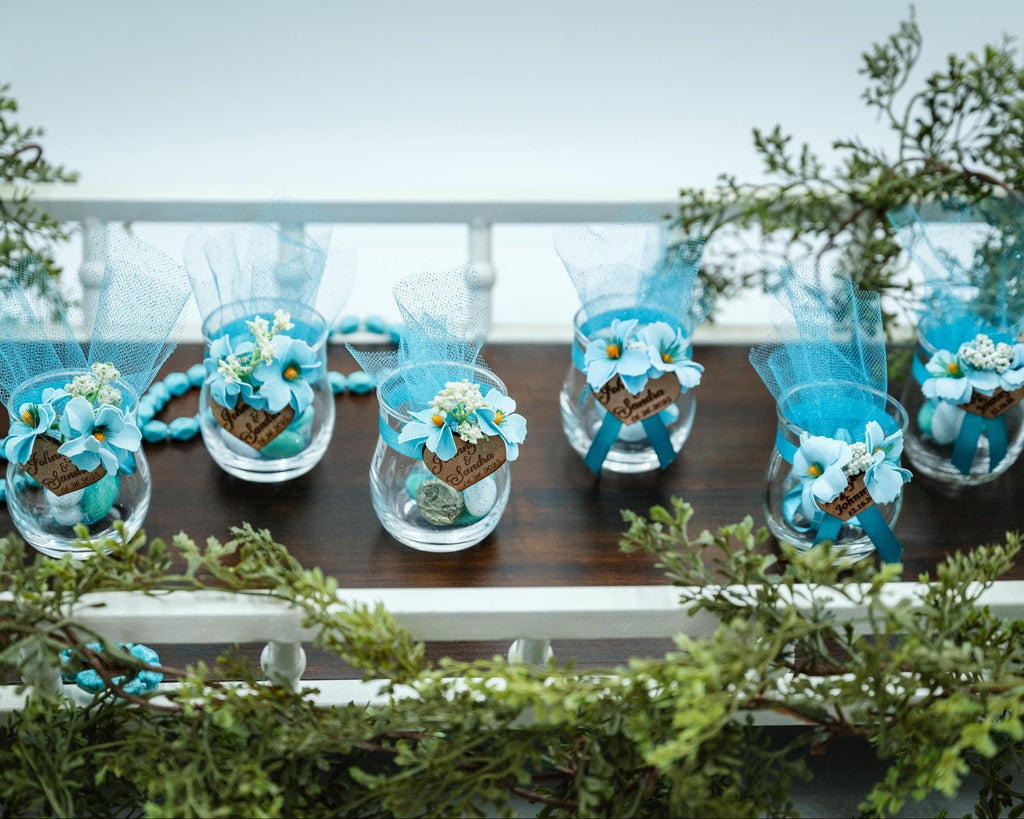 Teal Wedding Favors, Beach Wedding Favors, Turquoise Wedding Favors, Classic Wedding Favors, Quinceanera favors, Ocean Blue Wedding Favors