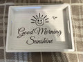 Custom engraved wooden tray, personalized for mother's day, unique custom gift for mom/grandma/nana/mama.  Tray Breakfast in Bed Tray.